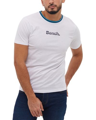 Bench Monoco Ringer Cotton Graphic T-shirt - White