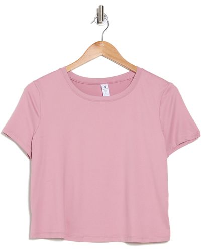 90 Degrees Darcie Crop T-shirt - Pink