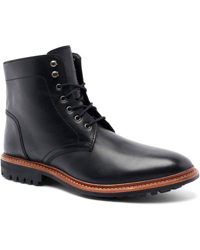 Anthony Veer Lincoln Lug Sole Boot - Black