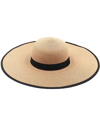 Surell Floppy Straw Sun Hat - Natural