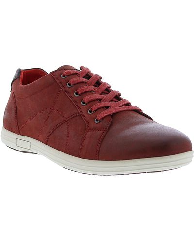 English Laundry Scorpio Suede Sneaker - Red