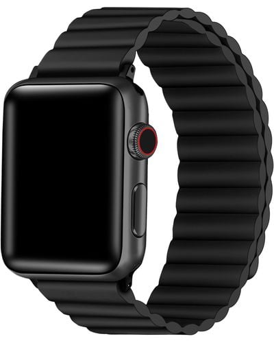 The Posh Tech Magnetic Silicone Apple Watch® Watchband - Black