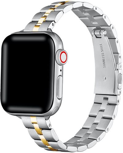The Posh Tech Sophie Stainless Steel Apple Watch® Watchband - Black