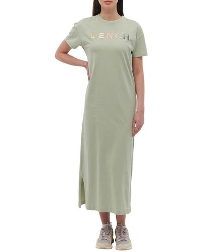 Bench Tussah Cotton T-shirt Dress - Green