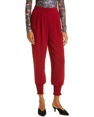 Cinq À Sept Drew Trouser Sweatpants In Cranberry At Nordstrom Rack - Red