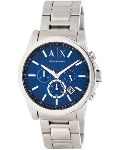Armani Exchange Outerbanks Chronograph Bracelet Watch - Blue