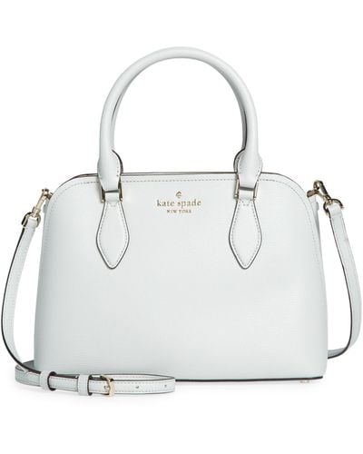 Kate Spade Darcy Small Leather Satchel Bag - White