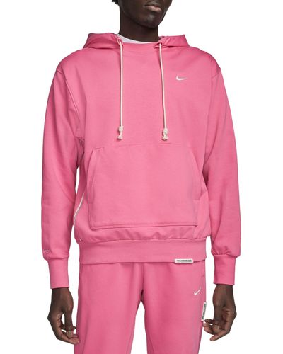 Nike Dri-fit Standard Issue Hoodie Sweatshirt - Pink