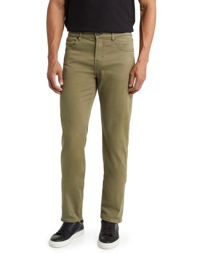 7 For All Mankind Slimmy Luxe Performance Plus Slim Fit Pants - Green
