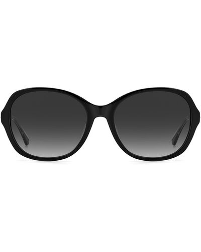 Kate Spade 57mm Yaelfs Oversize Sunglasses - Black