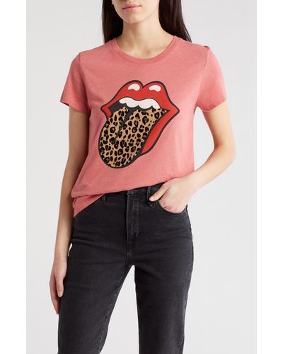 Lucky Brand Rolling Stones Graphic T-shirt - Black