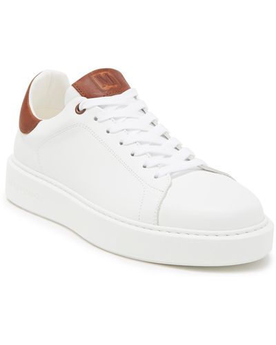 Bruno Magli Lucca Leather Sneaker - White