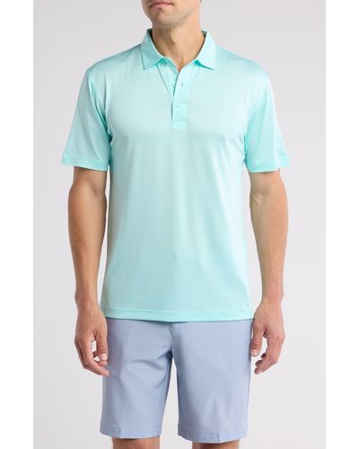 Callaway Golf® Fine Line Stripe Polo - Blue