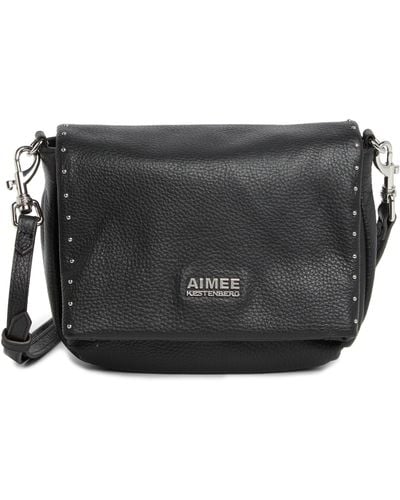 Aimee Kestenberg Wonder Double Zip Crossbody Bag - Black