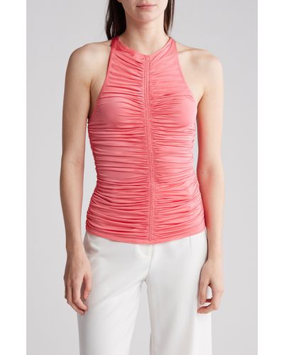A.L.C. Adley Ruched Top - Red
