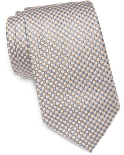 Tommy Hilfiger Micro Neat Dot Tie - White