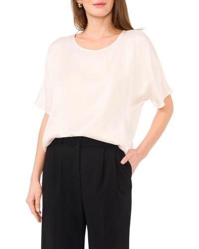 Vince Camuto High-low Baggy T-shirt - White