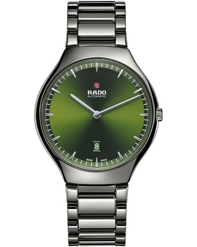 Rado True Thinline Bracelet Watch - Green