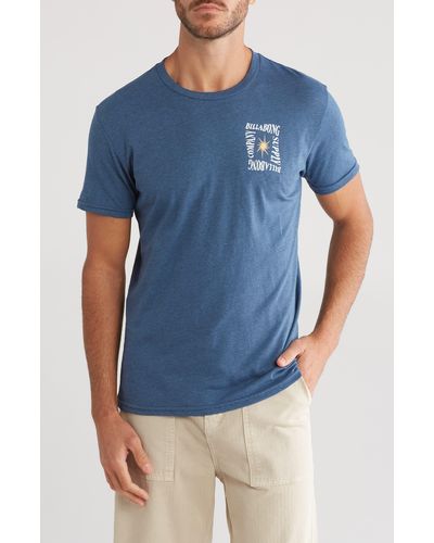 Billabong Popped Graphic T-shirt - Blue