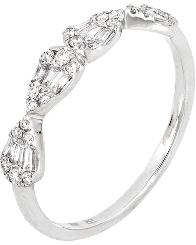 Bony Levy Gatsby Pear Shape Diamond Ring - White