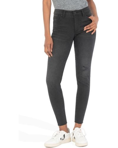 Kut From The Kloth Donna Fab Ab High Waist Ankle Skinny Jeans - Multicolor