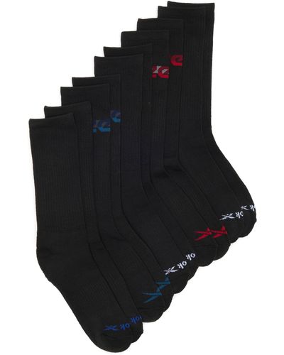 Reebok 5-pack Terry Crew Socks - Black