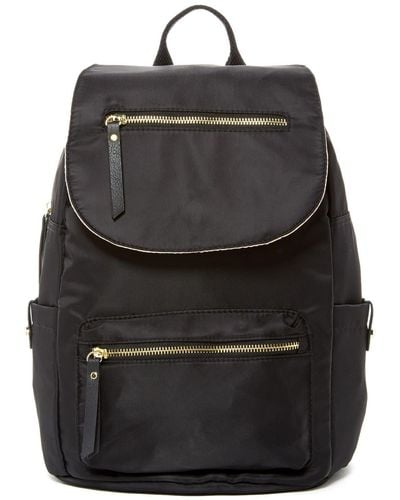 Madden Girl Proper Flap Nylon Backpack - Black