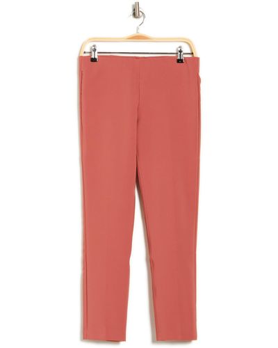 Adrianna Papell Pull-on Straight Leg Pants In Clay At Nordstrom Rack - Natural