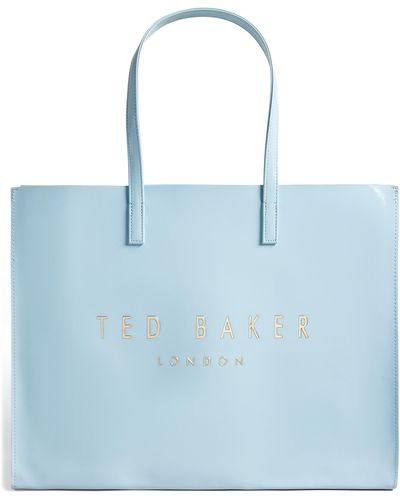 Ted Baker Crikon Faux Leather Tote - Blue
