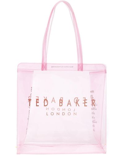 Ted Baker London Kimiaa Bar-detail Saffiano Leather Tote Bag
