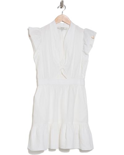 Joie The Stevie Linen Dress - White