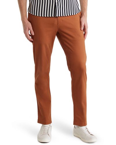 14th & Union The Wallin Stretch Twill Trim Fit Chino Pants - Multicolor