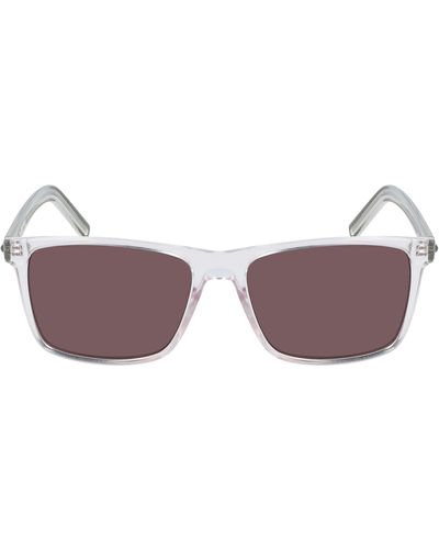 Converse Kids' Chuck 52mm Rectangular Sunglasses - Purple