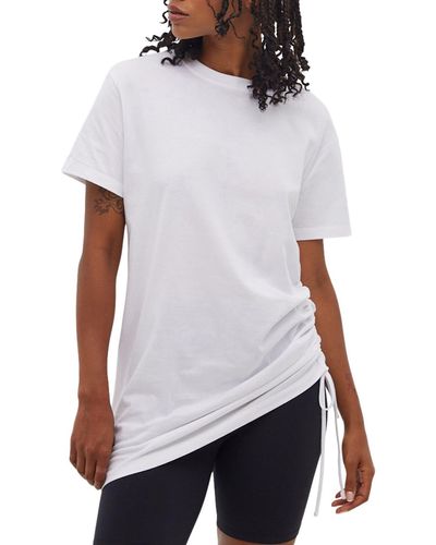 Bench Orsett Ruched Organic Cotton T-shirt - White