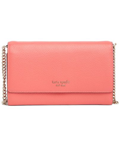 Kate Spade Roulette Chain Clutch - Pink