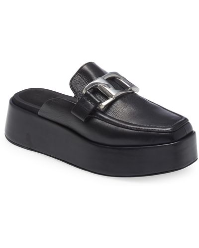 Rag & Bone Logan Platform Mule - Black