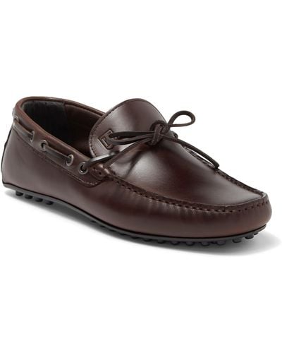Bruno Magli Tino Suede Penny Loafer - Brown