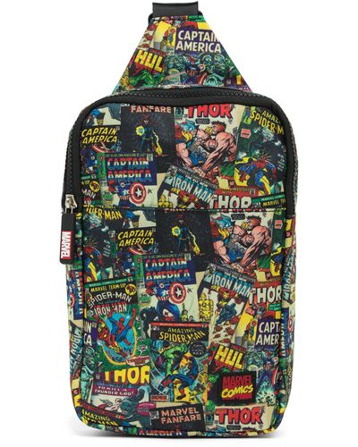 Marvel Multi Character Sling Shoulder Bag At Nordstrom Rack - Gray