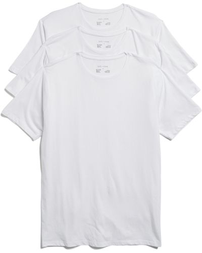 Slate & Stone 3-pack Cotton Crewneck T-shirt - White