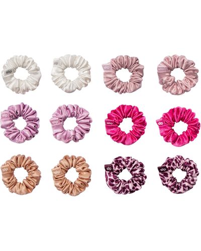 Slip Pure Silk Assorted 12-pack Mini Scrunchies At Nordstrom - Pink