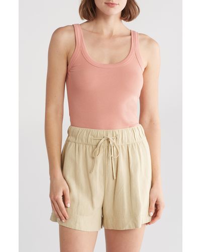 Melrose and Market Rib Scoop Neck Tank - Multicolor