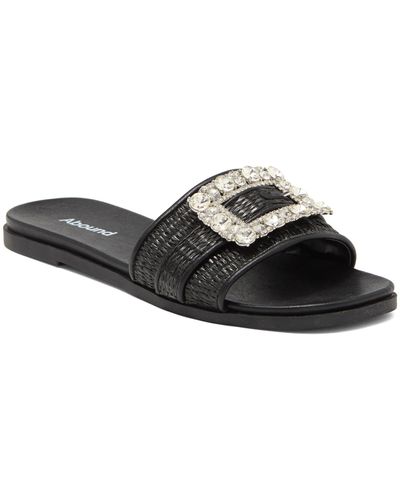 Abound Kayde Jeweled Slide Sandal - Black