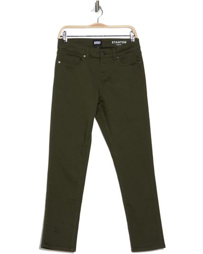 DKNY Ultimate Slim Fit Stretch Pants - Green