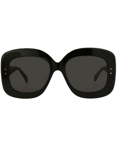 Alaïa 54mm Square Sunglasses - Black