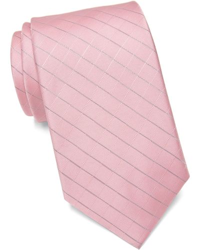 Calvin Klein Chandler Stripe Tie - Pink