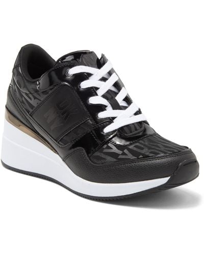 DKNY Posie Wedge Sneaker - Black