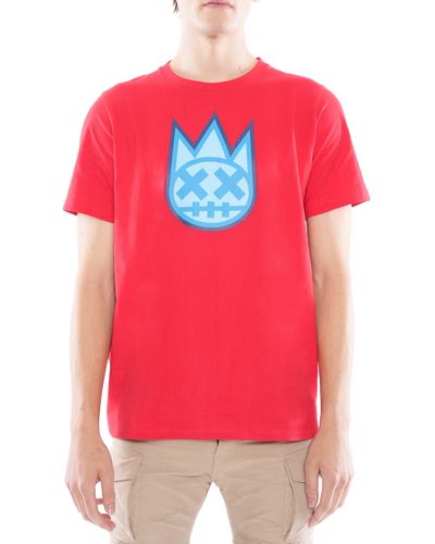 Cult Of Individuality Clean Shimuchan Cotton Graphic Tee - Red