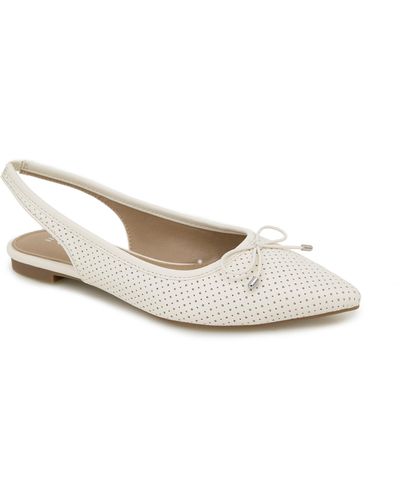 Esprit Petria Slingback Flat - White