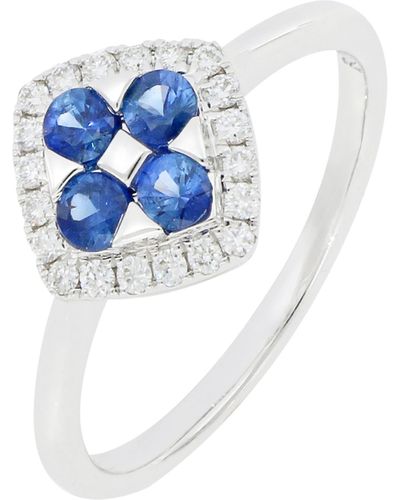 Bony Levy Diamond & Sapphire Ring - Blue