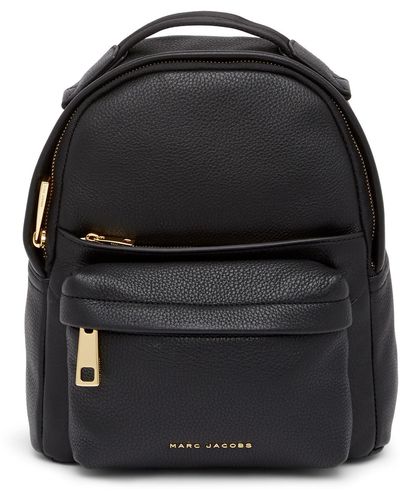 Marc Jacobs Varsity Pack Small Leather Backpack - Black